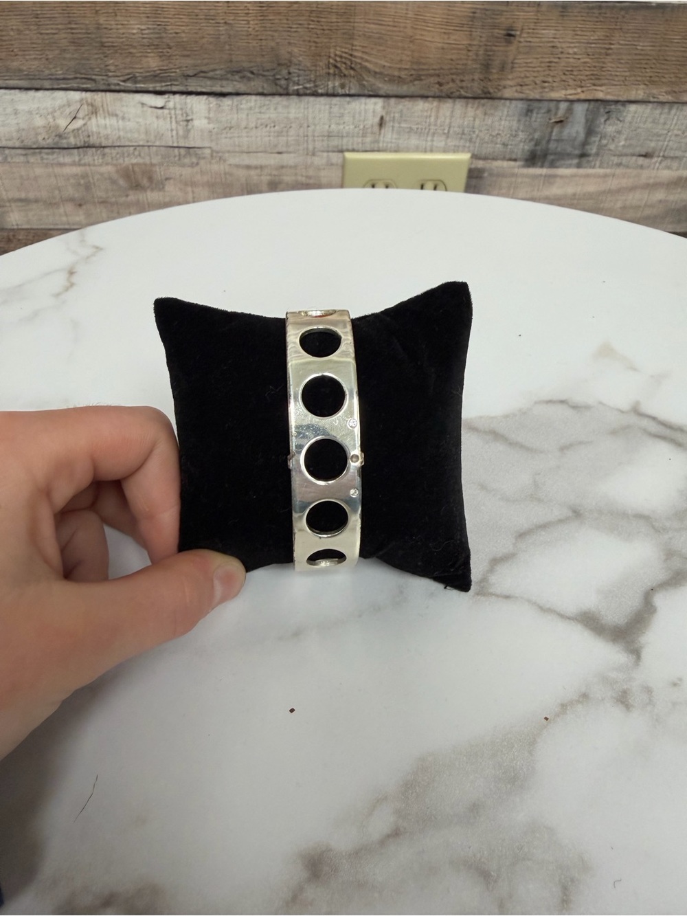 Brighton Christo silver cuff bracelet OS